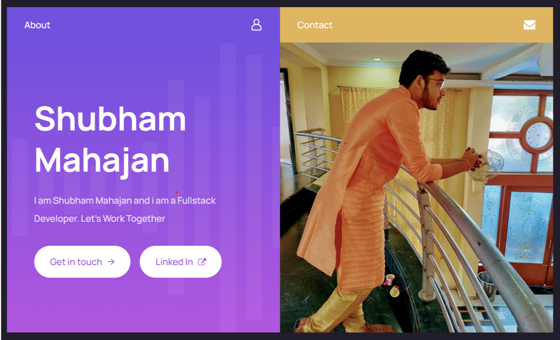 Card is uses for personal card presentation