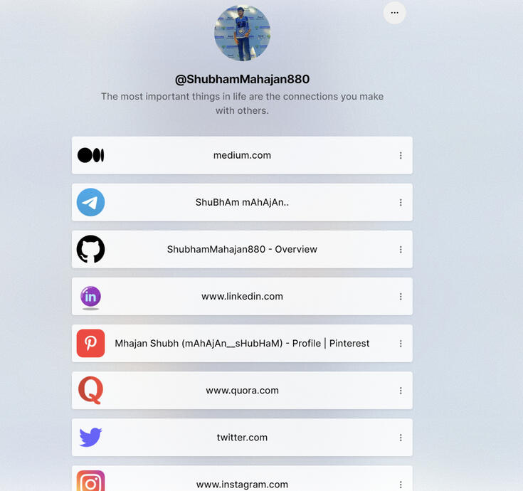 Making Connections with Linktree