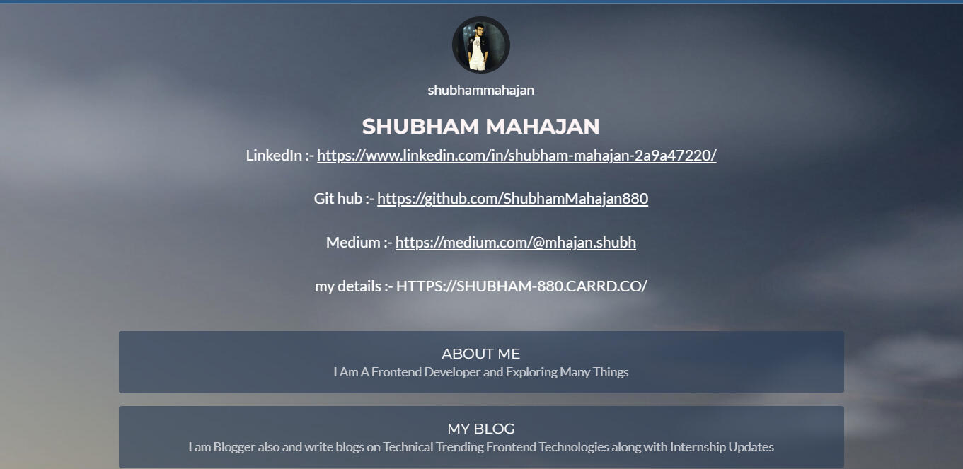 Taplink uses for getting all the profile links at one place